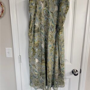 Dressbarn Multicolor Paisley Maxi Dress